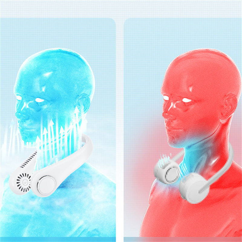 Bladeless Neck Fan – Portable Hands-Free Cooling