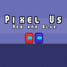 Pixel Us Red and Blue